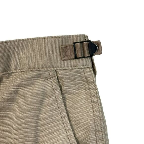 Propper Mens Cargo Shorts Beige Flat Front Pockets 100% Cotton Medium - Picture 12 of 14